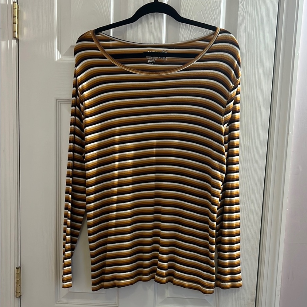 Striped Long Sleeve Top